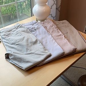 Lot of size 16 neutral jeans, 2-2822 & 2-d.jeans